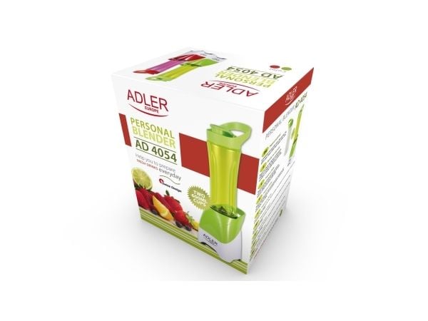 Adler AD 4054G, Bänkmixer, 0,6 l, 250 W, Grön, Vit