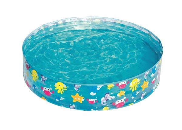 Bestway 55028, Oppblåsbart basseng, 219 l, Rund, 2 år, PVC, Vinyl, Flerfarget