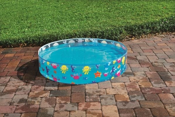 Bestway 55028, Oppblåsbart basseng, 219 l, Rund, 2 år, PVC, Vinyl, Flerfarget