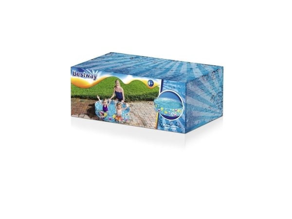 Bestway 55028, Oppblåsbart basseng, 219 l, Rund, 2 år, PVC, Vinyl, Flerfarget
