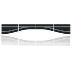 Carrera Toys Narrow section, Sort
