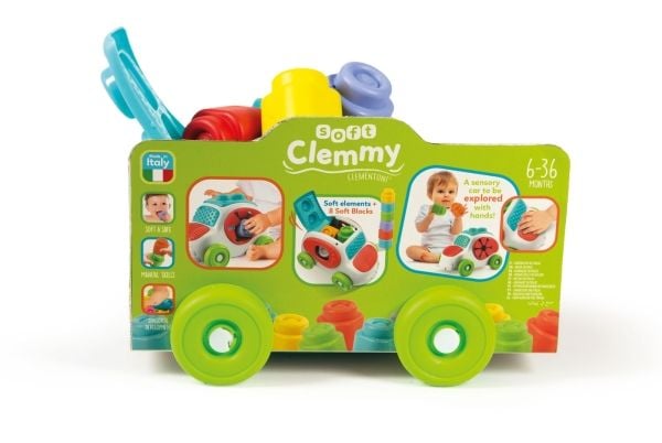 Clementoni Soft Clemmy - Touch, Discover and Guide Sensory Car