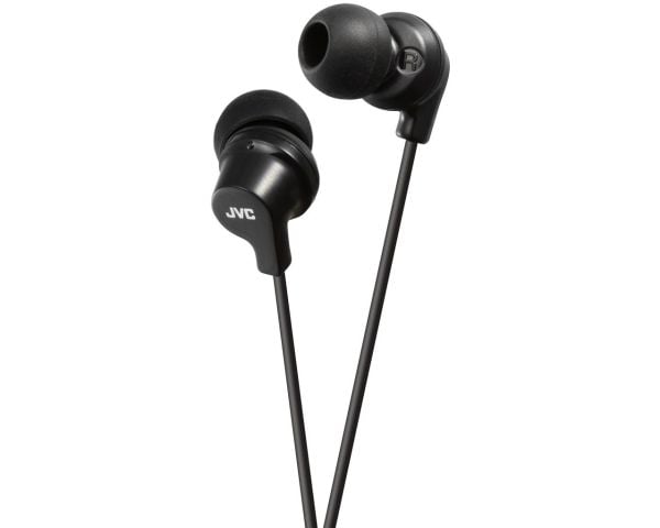 JVC HA-FX10-B-E, Langallinen, 8 - 23000 Hz, Musiikki, 3,3 g, Kuulokkeet, Musta