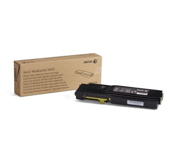 Xerox WorkCentre 6655 - Høykapasitets - gul - original - tonerpatron - for WorkCentre 6655