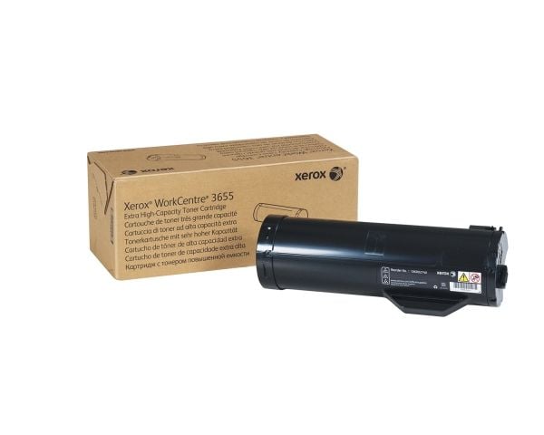 Xerox WorkCentre 3655 - Extra High Capacity - svart - original - tonerpatron - for WorkCentre 3655