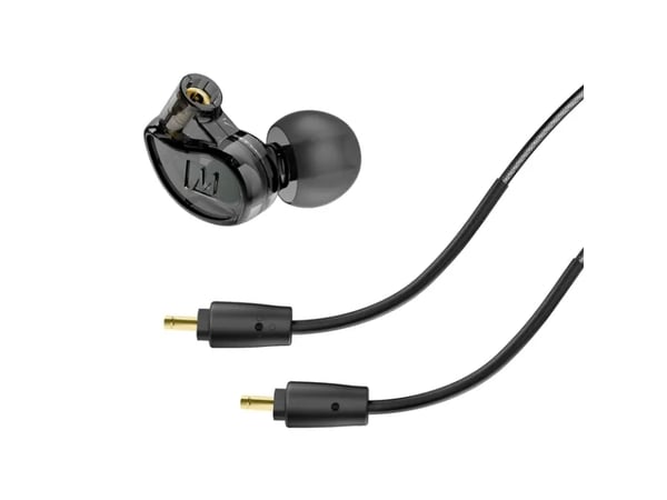 MEE audio M6 PRO, Hodetelefoner, In-ear, Audiofil, Sort, Grå, Digitalt, 1,3 m