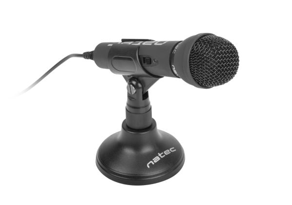 NATEC ADDER, Konferansemikrofon, -55 dB, 20 - 20000 Hz, Retningsuavhengig, Kondensator, Koblet med ledninger (ikke trådløs)