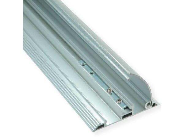 ROLINE 19.08.3107, Gulv, Aluminium, Sort, Sølv