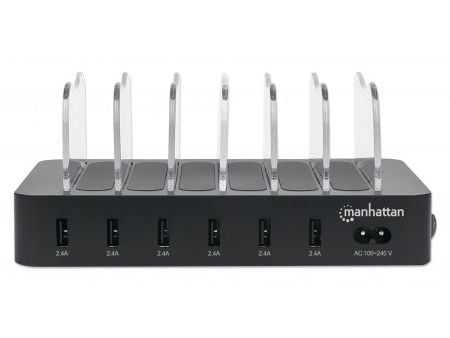 Manhattan 102254, Musta, CE FCC RoHS WEEE ETL, 100 - 240 V, 1 A, 155 mm, 125 mm