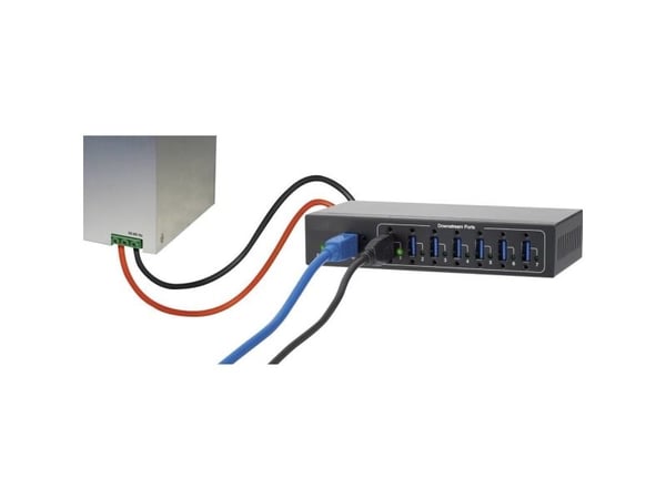 Renkforce RF-3513012, USB 3.2 Gen 1 (3.1 Gen 1) Type-B, USB 3.2 Gen 1 (3.1 Gen 1) Type-A, 5 Mbit/s, Musta, Tila, 80 mm