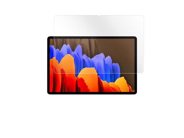 eSTUFF Titan Shield - Skjermbeskyttelse for nettbrett - glass - blank - for Samsung Galaxy Tab S7