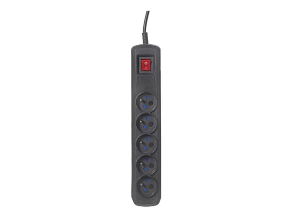 Activejet ACP-5GN 1,5M CZ, 1,5 m, inomhus, Typ E, Typ E, Plast, Svart
