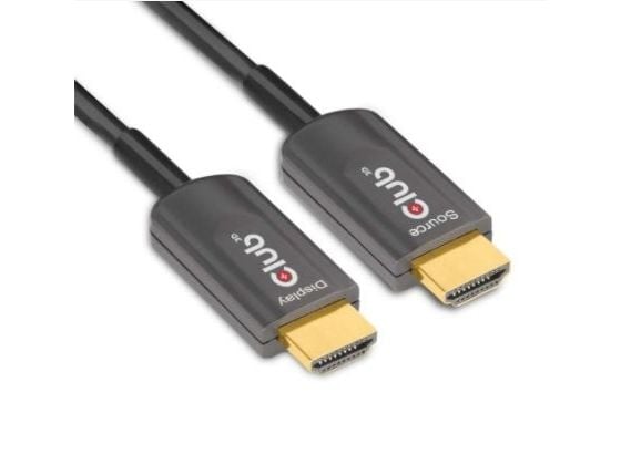 Club 3D CAC-1376 - Ultra High Speed - HDMI-kabel - HDMI hann til HDMI hann - 10 m - Active Optical Cable (AOC), 4K 120 Hz støtte, 8K 60Hz støtte, E...