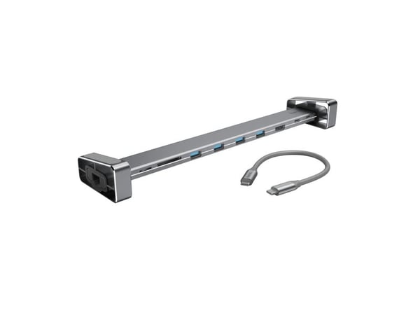 Hama 9-in-1 - telakointiasema - USB-C - HDMI - GigE