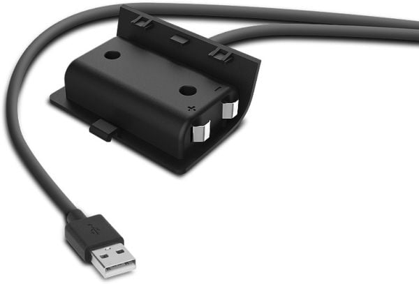 SPEEDLINK PULSE X Play & Charge Power Kit, Xbox Series X, Spillkontrollerbatteri, Sort, 3 m, 8 timer, Nikkelmetallhydrid (NiMH)