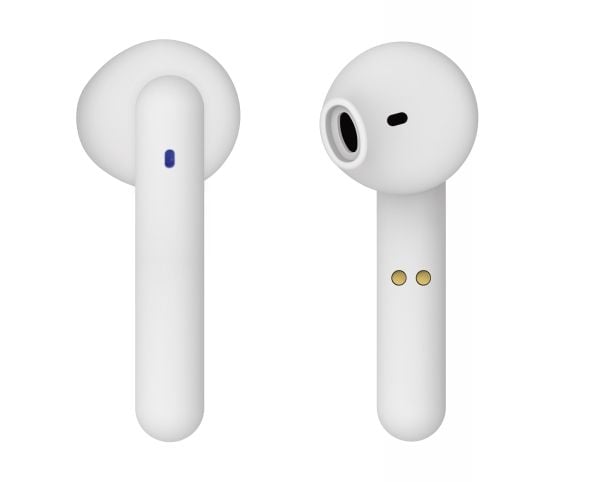 Vivanco Urban Pair - True wireless-hodetelefoner med mikrofon - i øret - Bluetooth - hvit