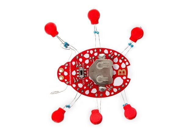Whadda WSAK206, Rød, Hvit, Batteri, 41,6 mm, 61 mm, 61 mm, 1 stykker