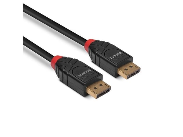 Lindy 41169, 10 m, DisplayPort, DisplayPort, Hankjønn, Hankjønn, 7680 x 4320 piksler