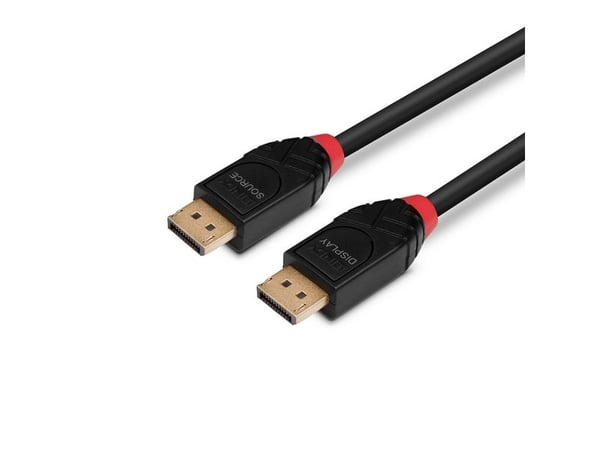 Lindy 41169, 10 m, DisplayPort, DisplayPort, Hankjønn, Hankjønn, 7680 x 4320 piksler