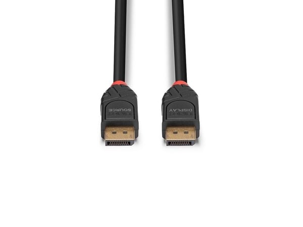 Lindy 41169, 10 m, DisplayPort, DisplayPort, Hankjønn, Hankjønn, 7680 x 4320 piksler