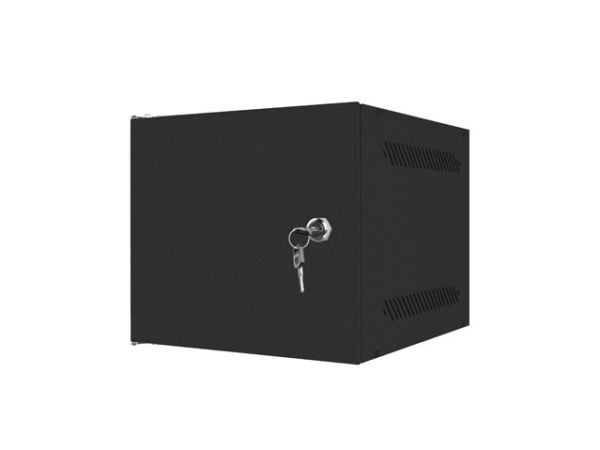 Lanberg - Rack skap - veggmonterbar - black RAL9004 - 4U - 10"