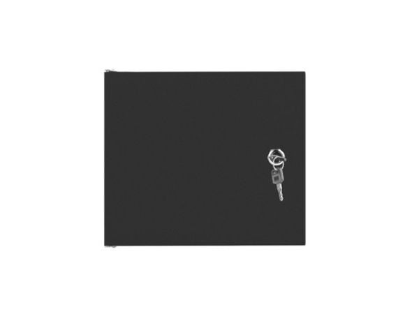 Lanberg - Rack skap - veggmonterbar - black RAL9004 - 4U - 10"
