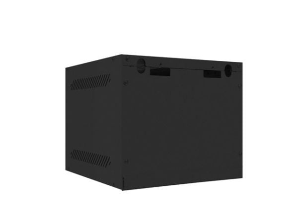 Lanberg - Rack skap - veggmonterbar - black RAL9004 - 4U - 10"
