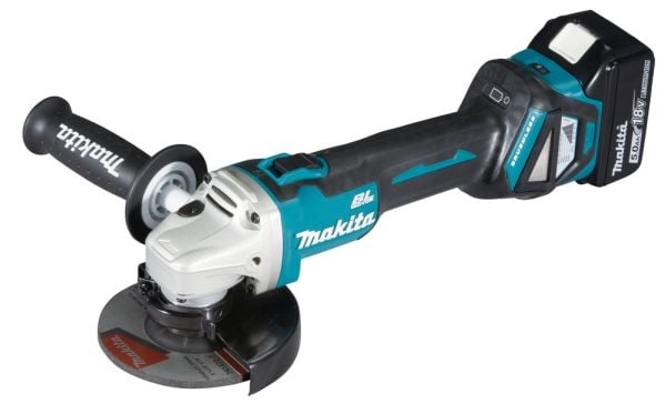 Makita DGA511RTJ - Vinkelsliper - trådløs - 125 mm - 2x 5ah batteri og lader