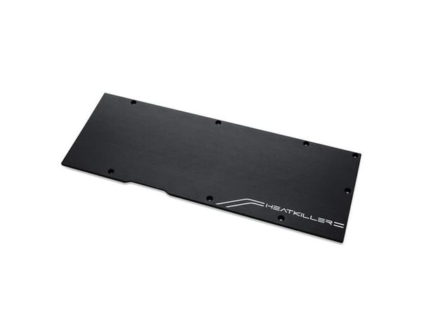 Watercool 16070, Bakre platta, Gjuten aluminium, Svart, 1 styck