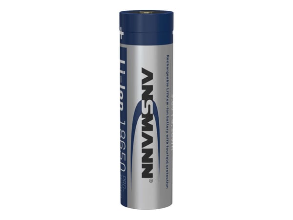 Ansmann 1307-0002, Oppladbart batteri, Lithium-Ion (Li-Ion), 3,6 V, 2600 mAh, 9,36 Wh, Sølv