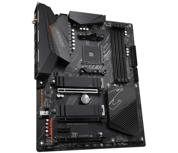 Gigabyte B550 AORUS ELITE AX V2, AMD, Stik AM4, 3rd Gen AMD Ryzen™ 3, 3rd Gen AMD Ryzen 5, 3rd Gen AMD Ryzen™ 7, 3rd..., DDR4-SDRAM, 128GB, DIMM