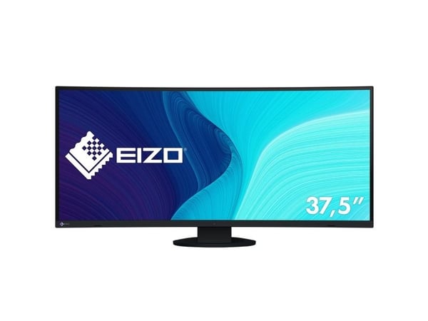 EIZO FlexScan EV3895-BK - Med FlexStand - LED-skärm - böjd - 37.5" - 3840 x 1600 UWQHD+ @ 61 Hz - IPS - 300 cd/m² - 1000:1 - 5 ms - 2xHDMI, Display...