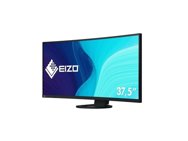 EIZO FlexScan EV3895-BK - Med FlexStand - LED-skärm - böjd - 37.5" - 3840 x 1600 UWQHD+ @ 61 Hz - IPS - 300 cd/m² - 1000:1 - 5 ms - 2xHDMI, Display...
