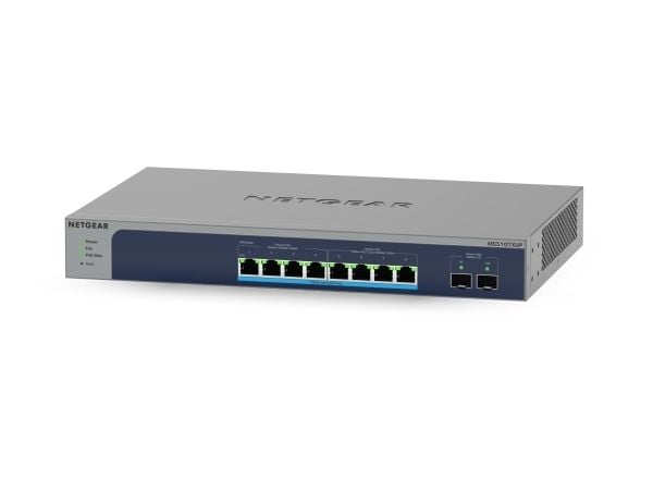 NETGEAR Smart MS510TXUP - Switch - L3 Lite - smart - 4 x 100/1000/2.5G (PoE++) + 4 x 100/1000/2.5/5/10G (PoE++) + 2 x 10 Gigabit SFP+ (opplenke) - ...