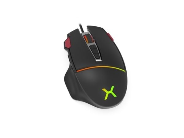 KRUX Fuze Pro, Oikeakätinen, Optinen, USB A-tyyppi, 12000 DPI, Musta