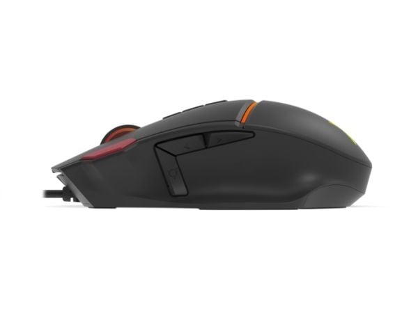 KRUX Fuze Pro, Oikeakätinen, Optinen, USB A-tyyppi, 12000 DPI, Musta