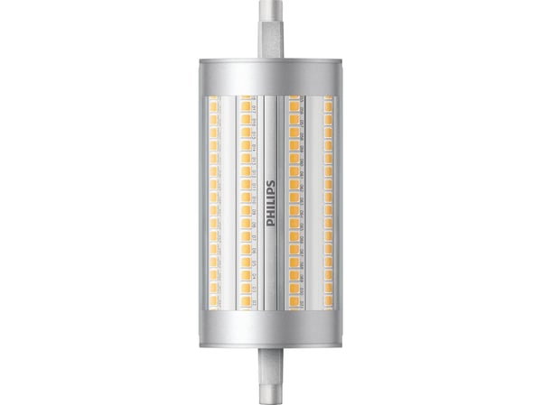 Philips - LED-lyspære - form: korn - R7s - 17.5 W (ekvivalent 150 W) - klasse D - hvitt lys - 3000 K