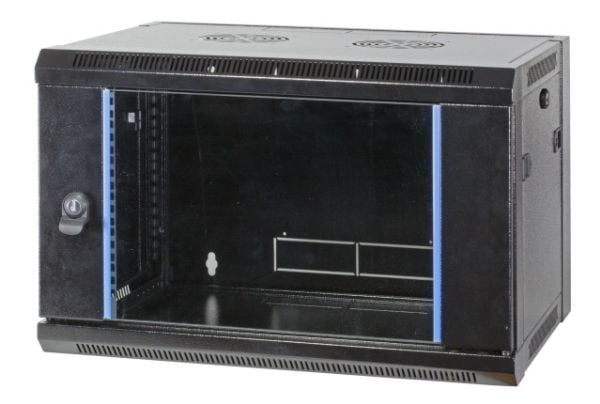 EFB Elektronik 691721FTS.2, Väggmonterad rack, 21U, 60 kg, Svart