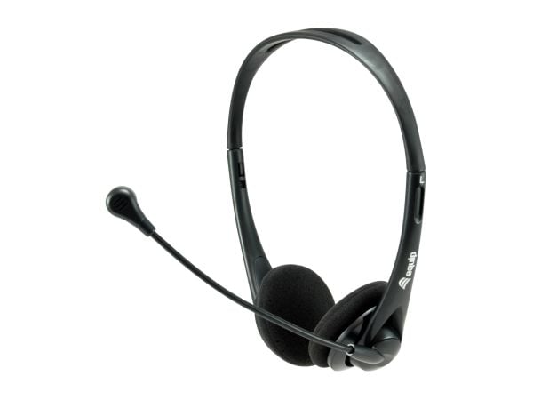 Equip 245304, Koblet med ledninger (ikke trådløs), Kontor/kundesenter, 20 - 20000 Hz, 85 g, Hodesett, Sort
