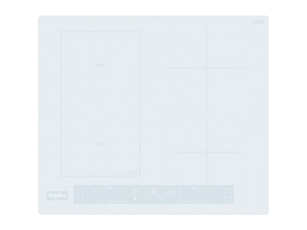 Whirlpool WL B4560 NE/W, Vit, Inbyggnad, 59 cm, Zon induktionshäll, 4 zon(er)