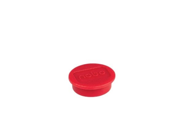 Magneter 13mm Nobo rød - (10 stk.)
