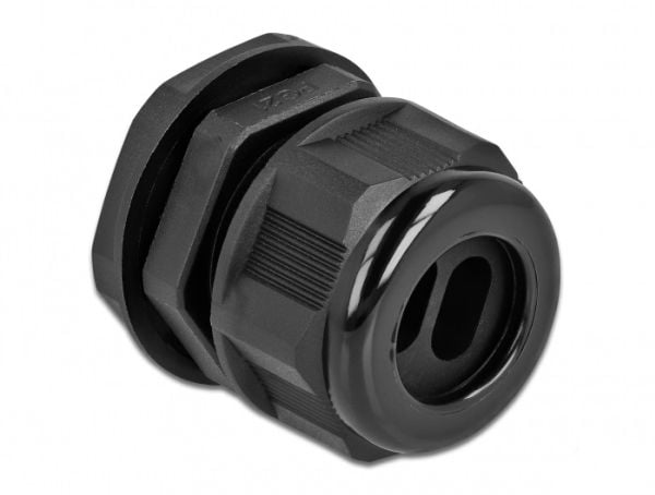 DeLOCK 60393, Musta, Muovi, 2 kpl, 1,15 cm, IP68, -40 - 100 °C