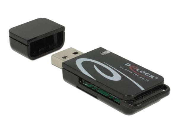 Delock - Kortleser (Multiformat) - USB 2.0