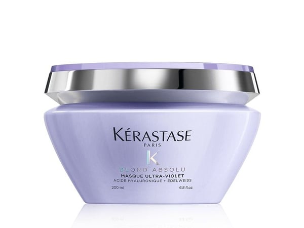 Kerastase Blond Absolu Masque Ultra-Violet 200ml, Kvinner, Blondt hår, Blond, 200 ml, Farge beskyttelse, Hyaluronsyre