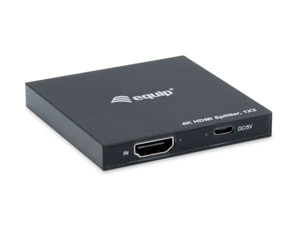 Utstyr 332715, HDMI, 2x HDMI, 3840 x 2160 piksler, Sorter, Aluminium, 4K Ultra HD