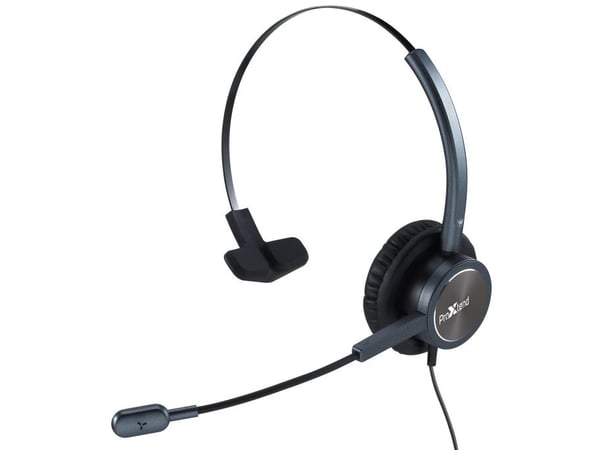 ProXtend Epode - Hodesett - on-ear - kablet - USB-A - svart