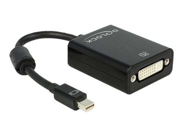 Delock - DVI-kabel - Mini DisplayPort (hane) till DVI-I (hona) - 18 cm