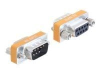 Delock - Null modem-adapter - DB-9 (hann) til DB-9 (hunn)