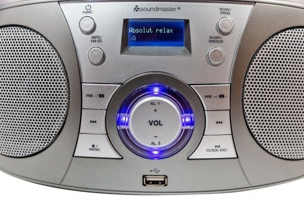 Radio Soundmaster Soundmaster SCD1800TI radio Osobisty Srebrny