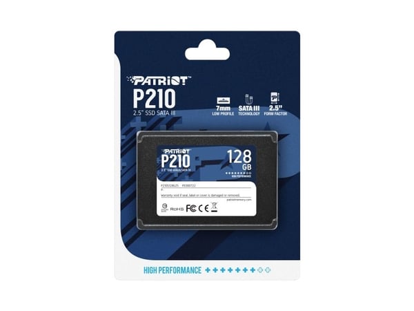 Patriot P210 - SSD - 128 GB - intern - 2.5" - SATA 6Gb/s